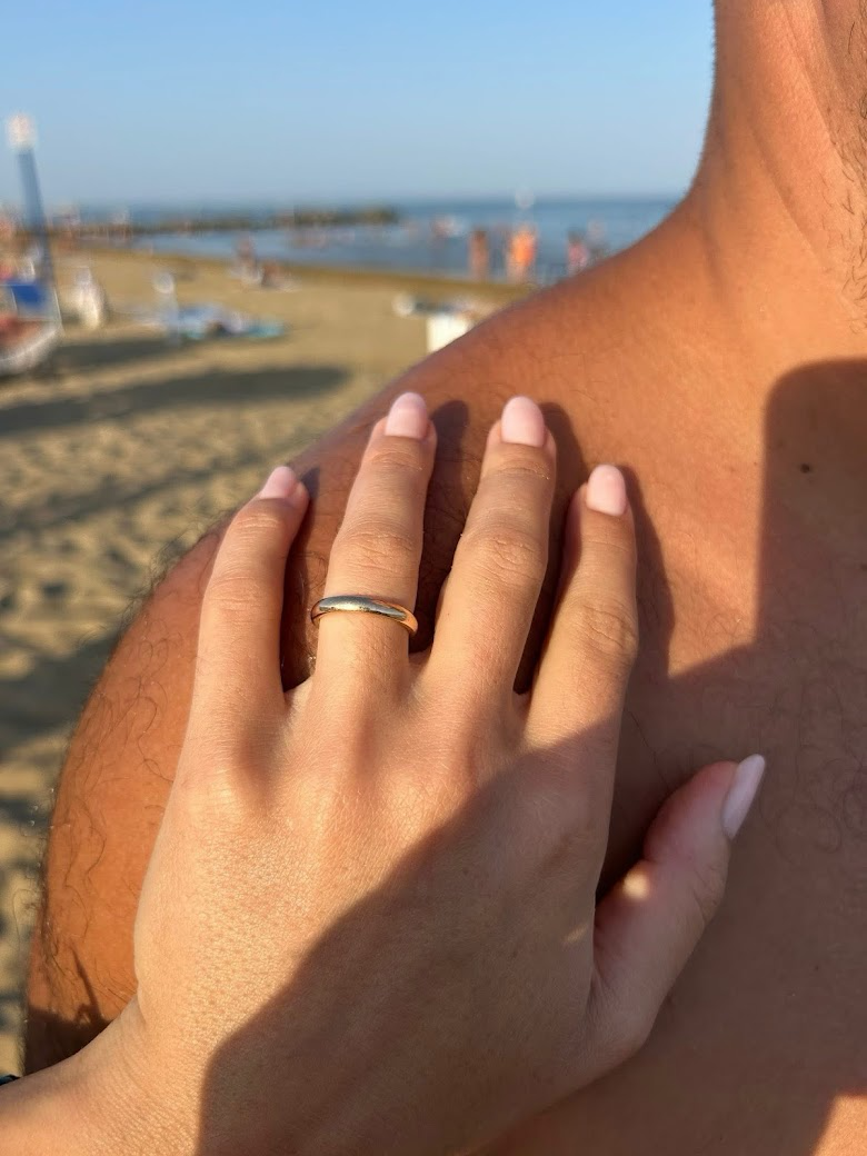 Fede nuziale recuperata a Lignano Sabbiadoro